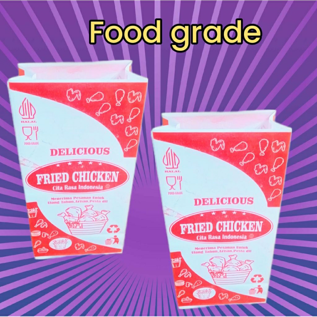 kantong chicken bungkus chicken kemasan chicken bungkus burger