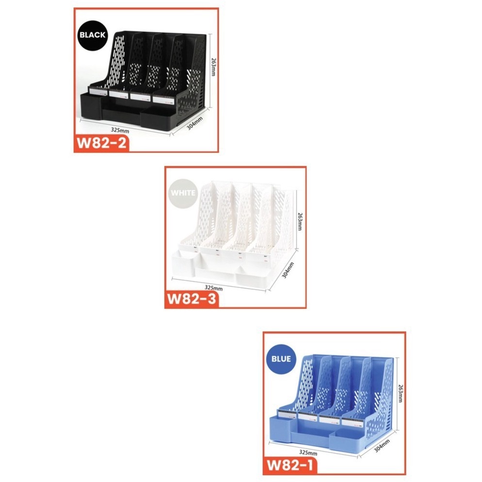 

KODE I35R RAK BUKU SEKAT DESKTOP ORGANIZER FILE STATIONERY KIT RAK PENYIMPANAN
