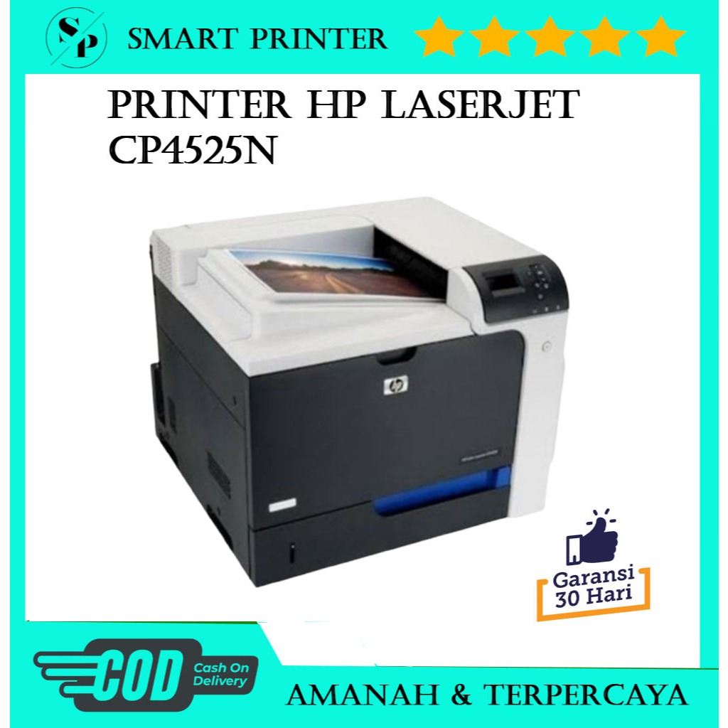 Printer Color Hp Laserjet CP4525n Cp 4525 n bergaransi siap pakai