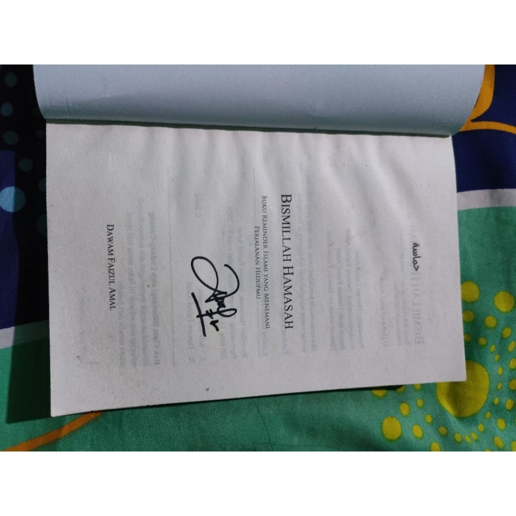 Preloved Buku  Bismillah Hamasah