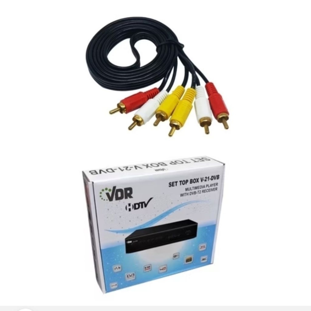 KABEL RCA STB VDR KABEL HDMI SET TOP BOX VDR DVB T2