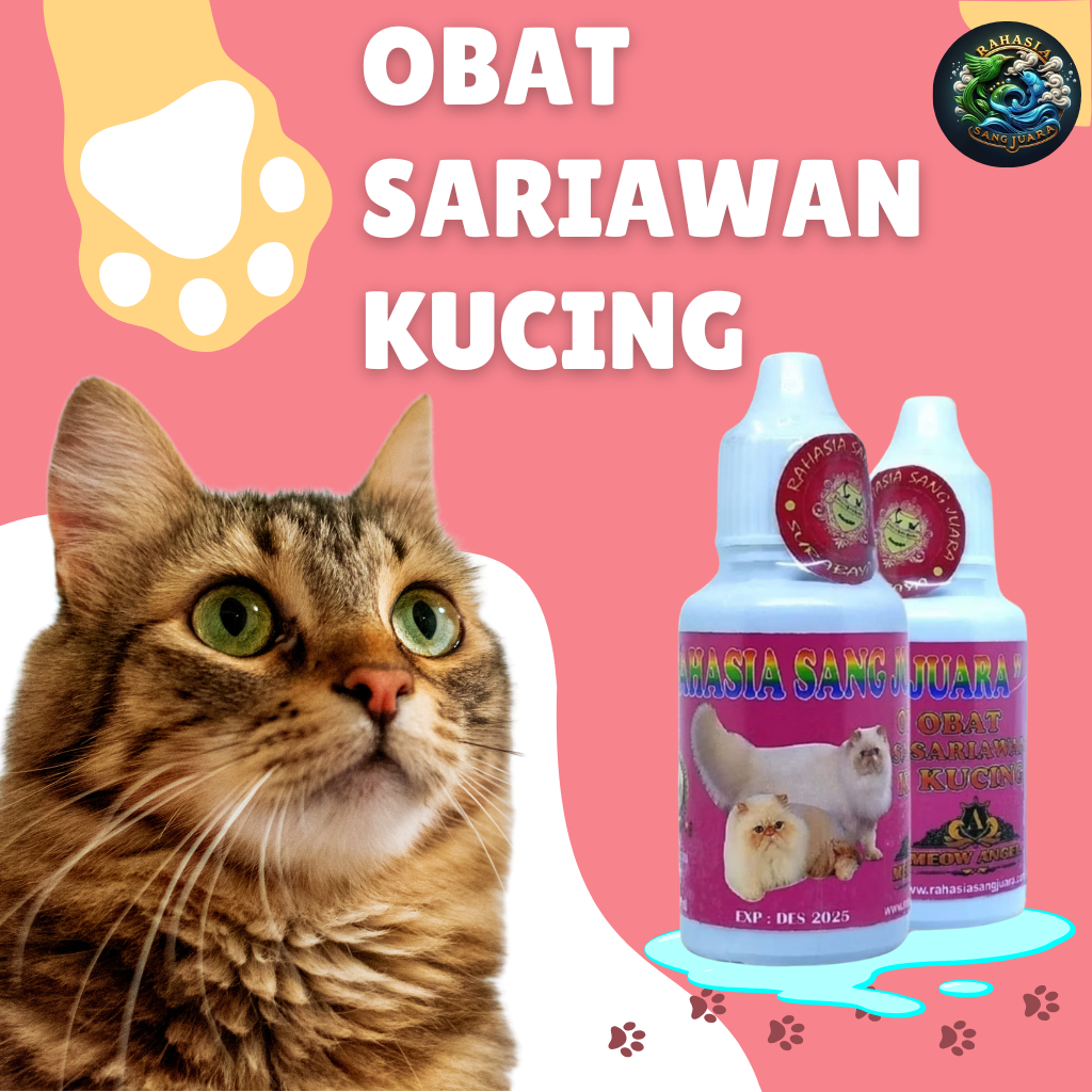 OBAT Sariawan Dan Radang Tenggorokan Untuk Kucing 30ml
