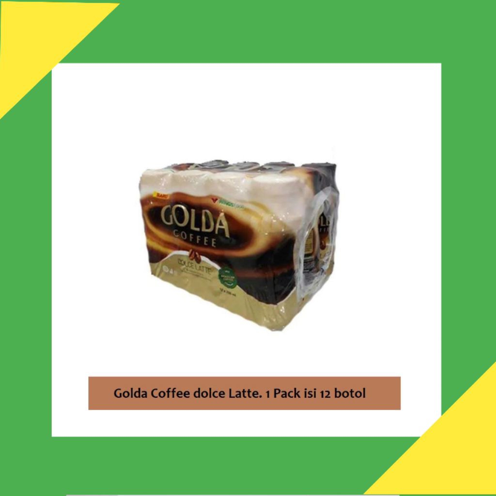 

[per Pack] golda coffee kopi ready to drink | pack isi 12 botol - dolce latte