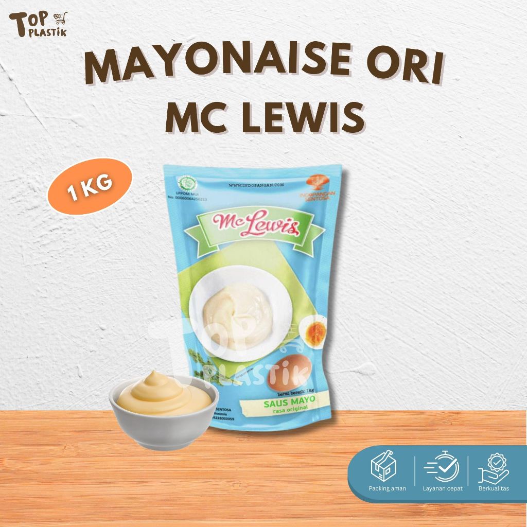 

Saus Mayonais Original 1kg Mc Lewis / Mayonaise