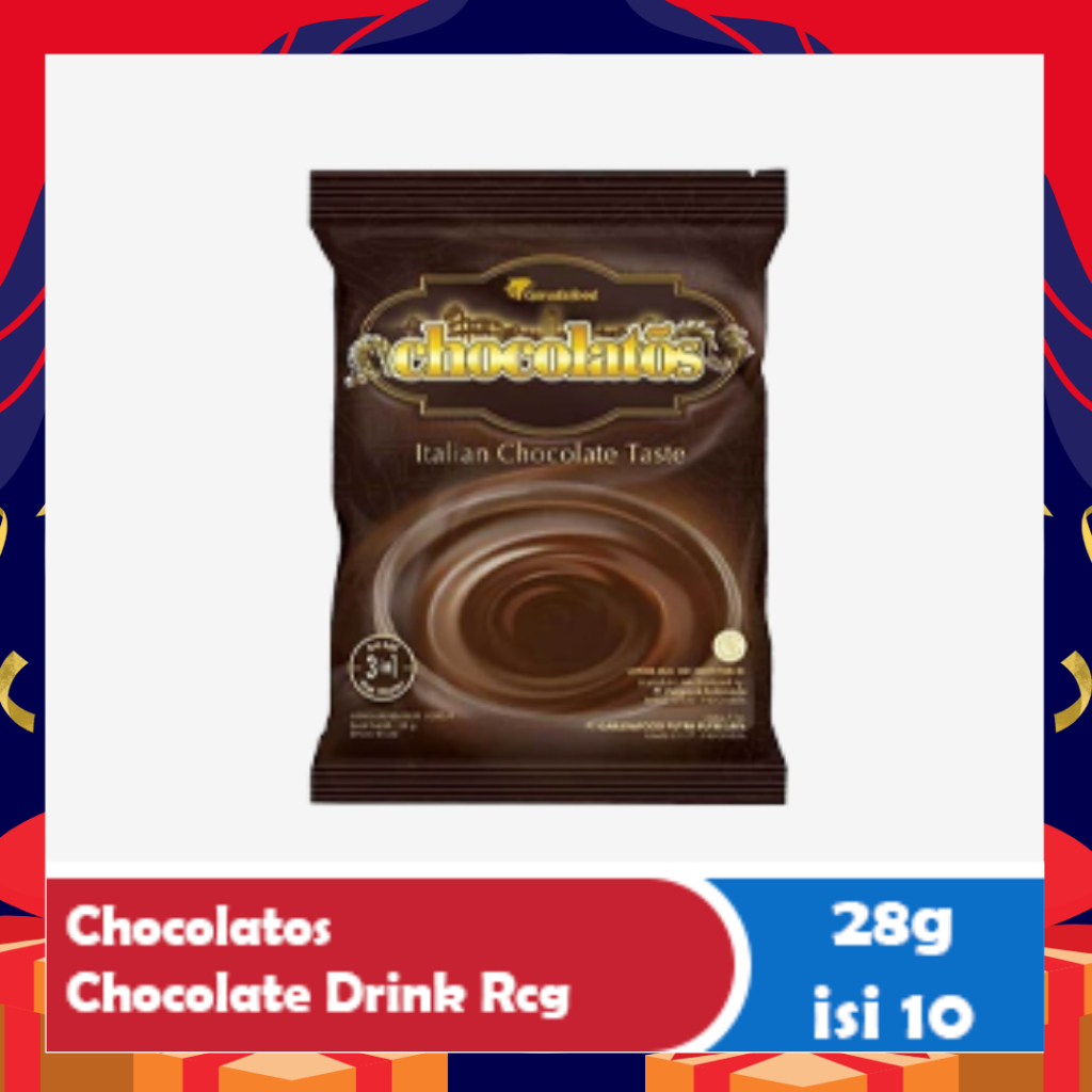 

[RENCENG] Chocolatos Coklat Drink Kemasan Renceng isi 10 PCS 28 Gr