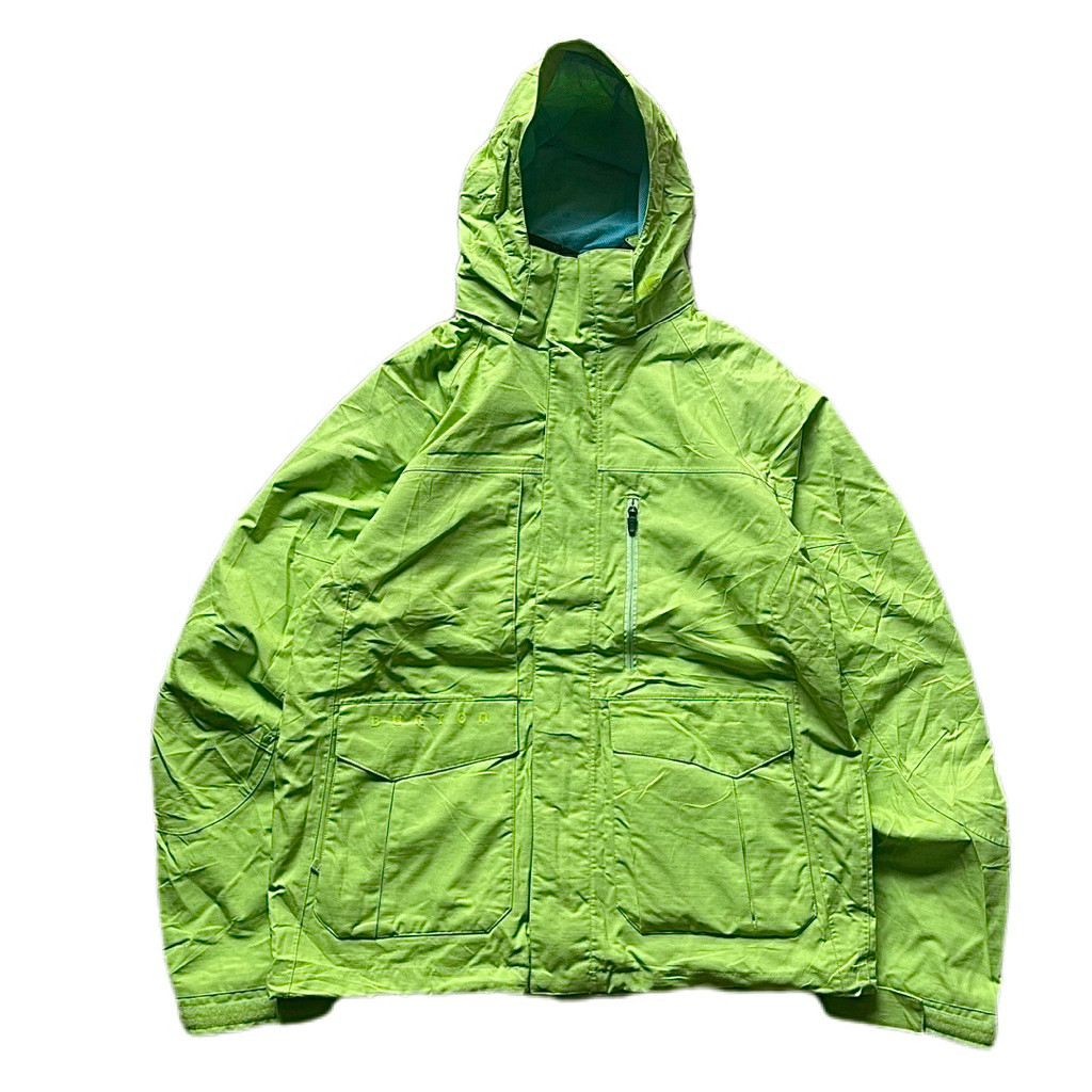 Vintage BURTON Japanese Brand Lime Colour Heavyweight Snowboard