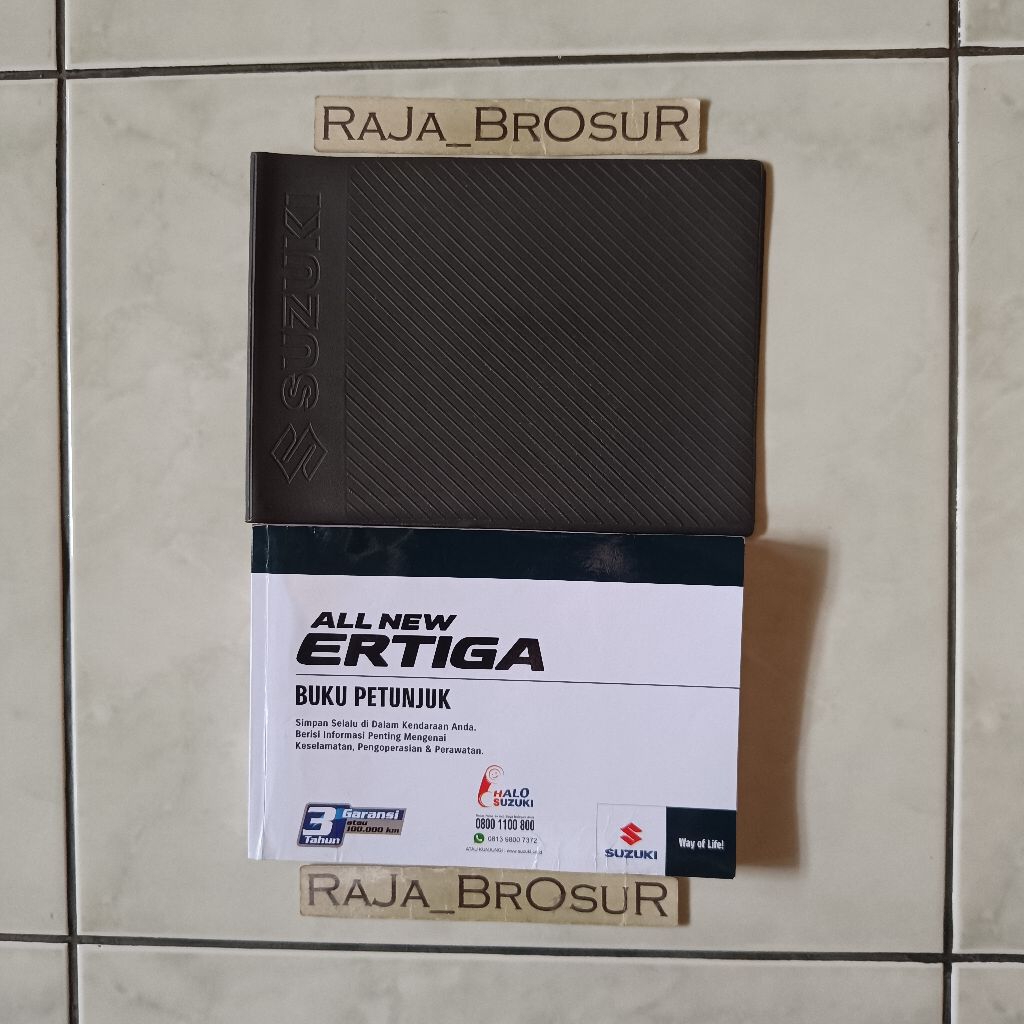 Buku petunjuk Manual book Suzuki All New Ertiga 2018-2022 Free tas ORI Original