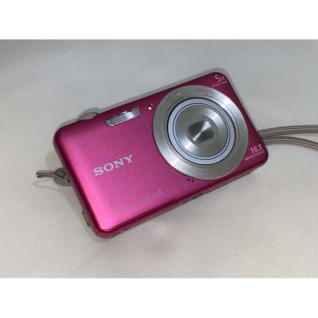 PRELOVED DIGICAM KAMERA DIGITAL SONY CYBERSHOT DSC W710 PINK 16.1 MP