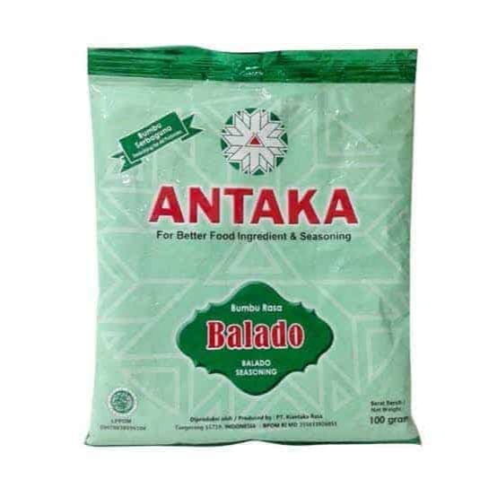 

Antaka Balado 100 Gram - Bumbu Tabur