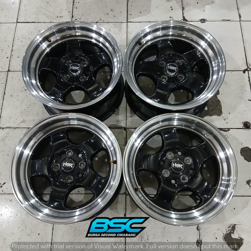 Velg Racing Celong Second Murah R15 HSR Brisket Pcd 4x100 4x114 Ring 15 Buat Avanza Yaris Jazz Brio 