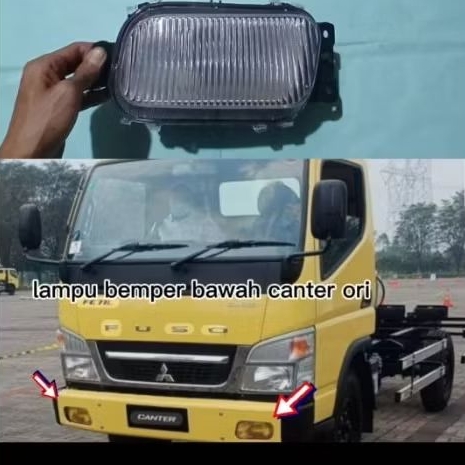 lampu bemper lampu bumper kabut lampu plang bemper mobil canter PS 110-ps 125 harga 1pc original kir