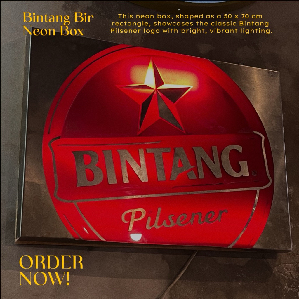 Reklame Neon Box Bintang Pilsener Lawas