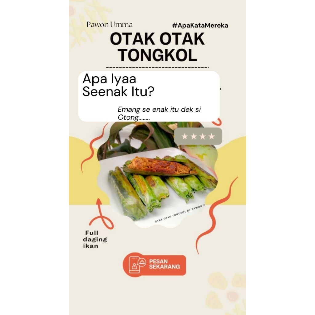 

Otak-Otak Tongkol Full daging ikan by Pawon Umma/Lauk Siap Saji