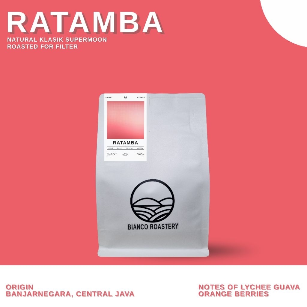 

Kopi Arabika Ratamba Natural, Roasted for Filter
