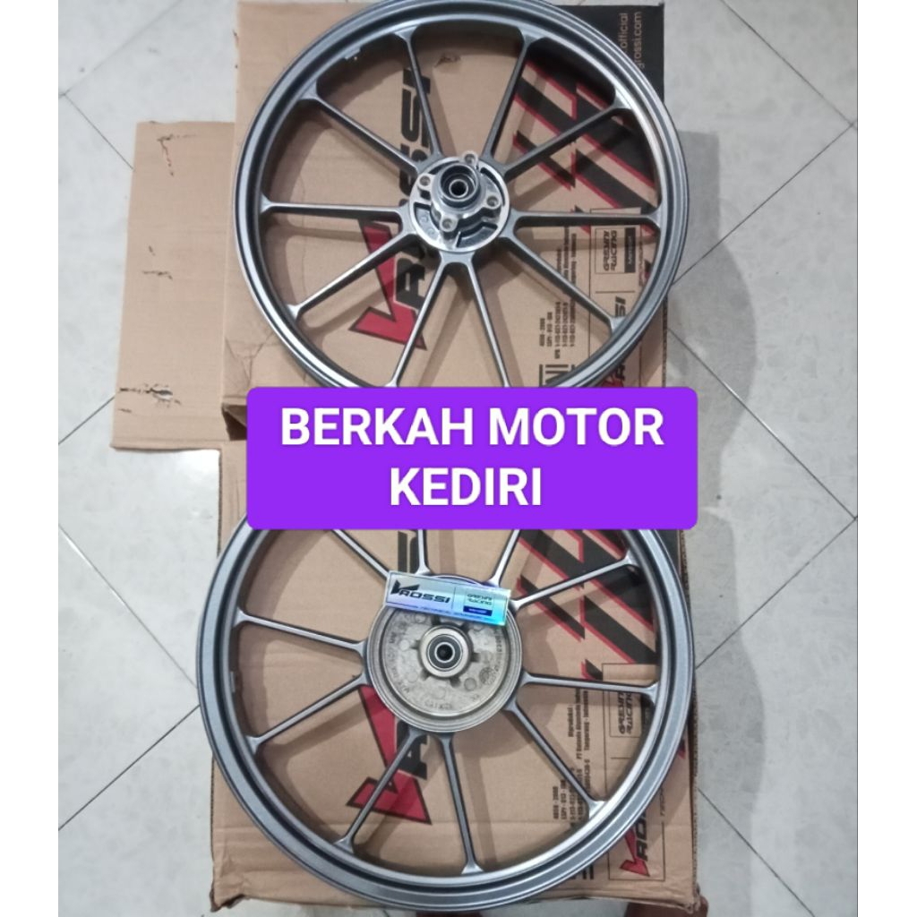 VELG RACING VROSSI STARLIGHT KING COBRA RING 18 PNP RX KING, RXZ ,RXK WARNA GUNMETAL