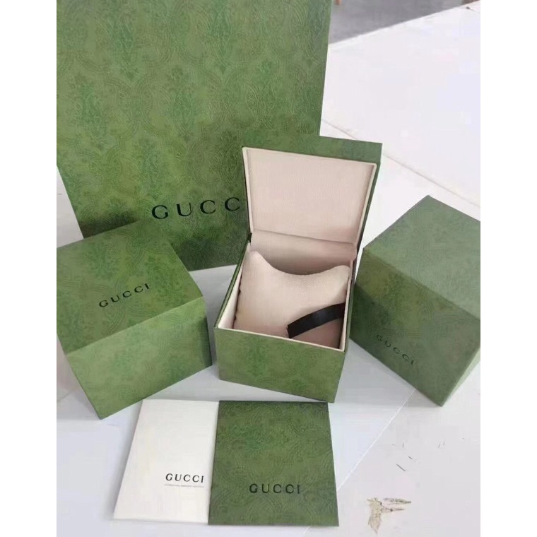 KODE D89Z Kotak Jam Tangan Gucci Box Original Gucci Include Card Papper Bag