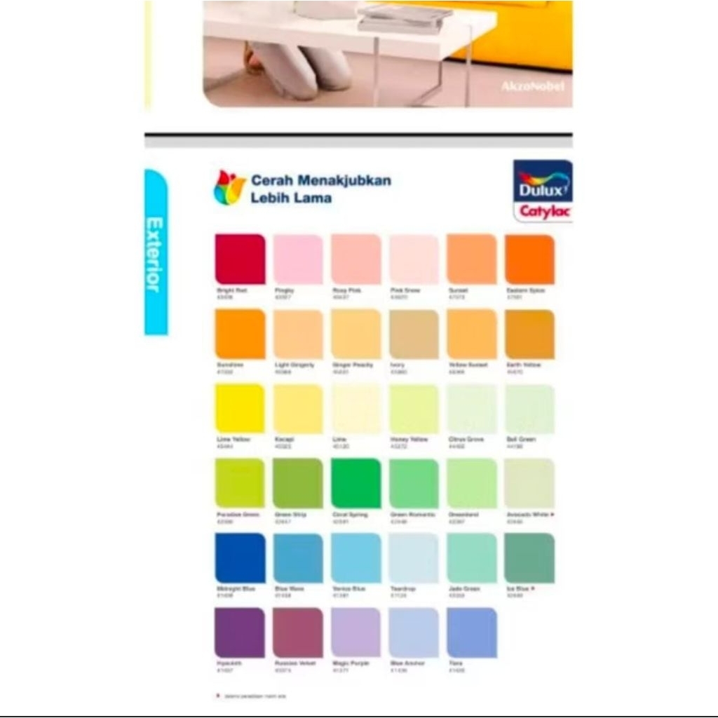 Dulux Catylac-Cat Interior Catylac-25kg(Pail)-Bisa Request Warna