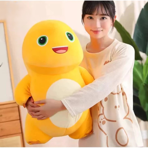 Boneka Dino Nailoong Jumbo Ukuran 70 CM SNI Boneka Dino Kuning Boneka Dino Nailong Dino Nailoong