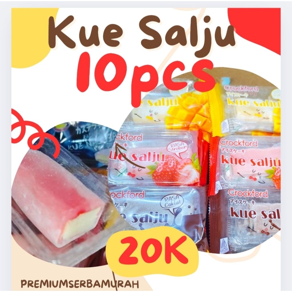 

READY STOCK KUE SALJU || SOFT CAKE KOREA ISI 10PCS