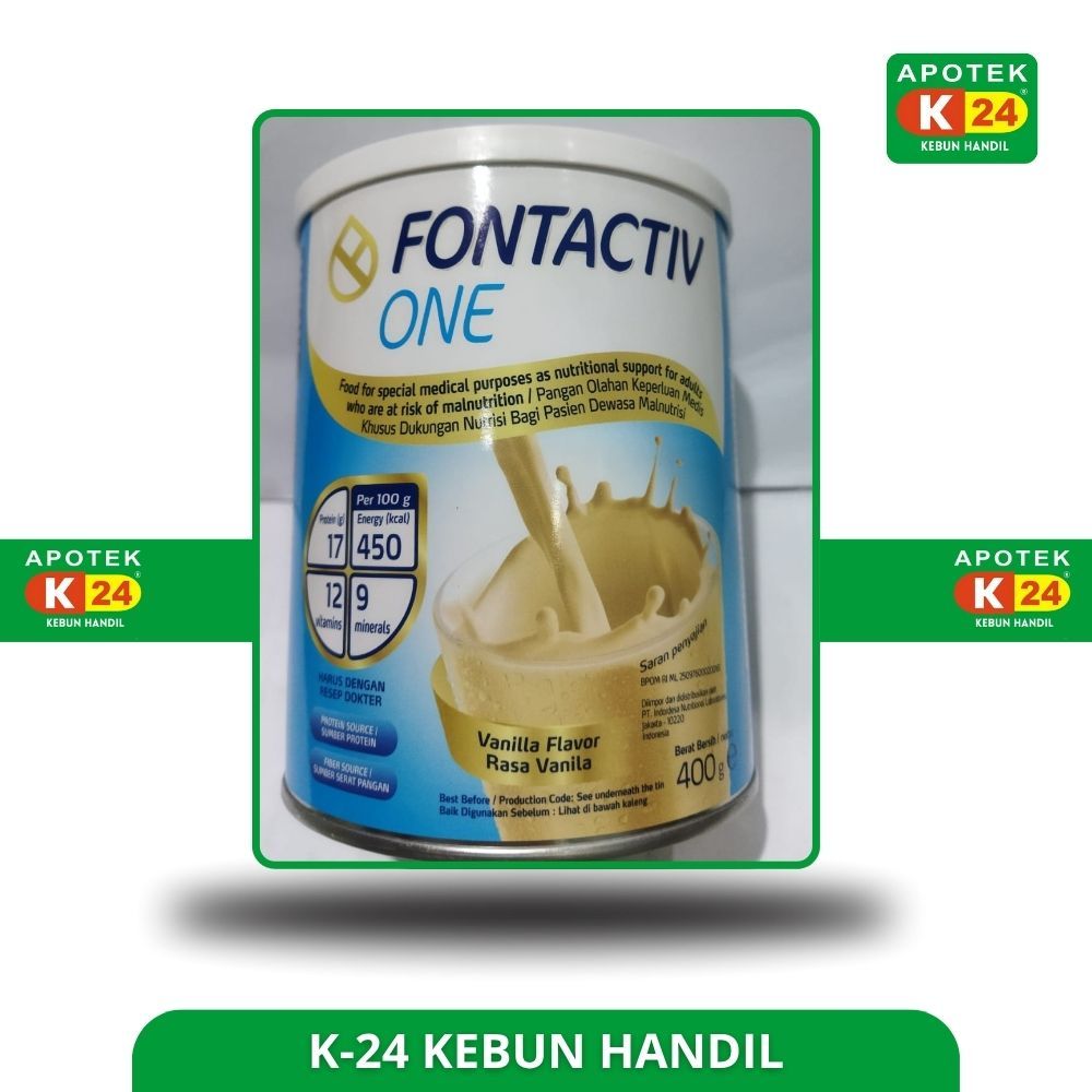 

FontActiv One Rasa Vanila 400 Gr - Susu Penambah Nutrisi Dewasa