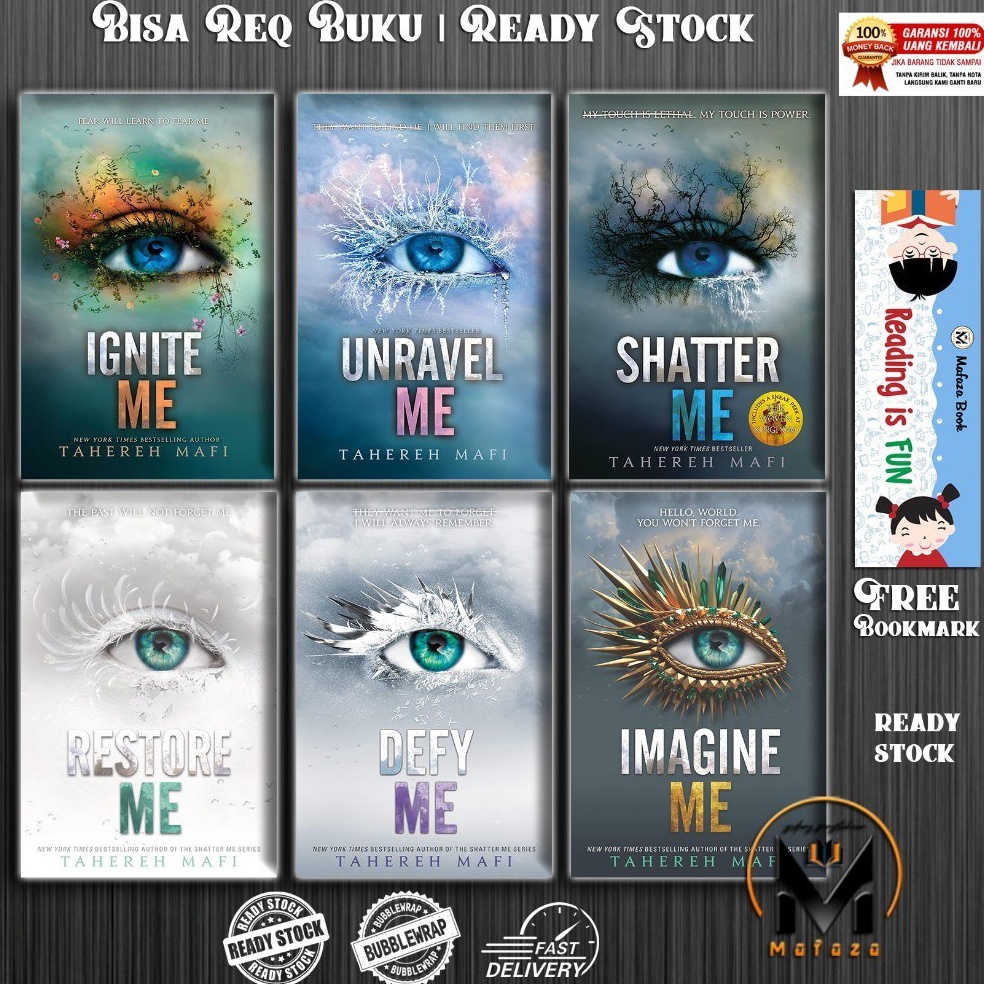 KODE J95Y Shatter Me 1 9 by Tahereh Mafi EnglishIndonesia