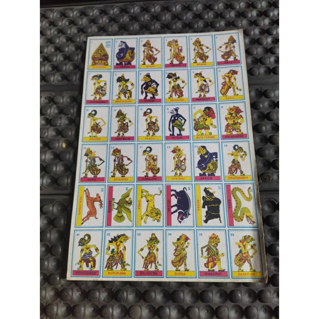 mainan jadul gambar umbul jadul wayang gunung kelud