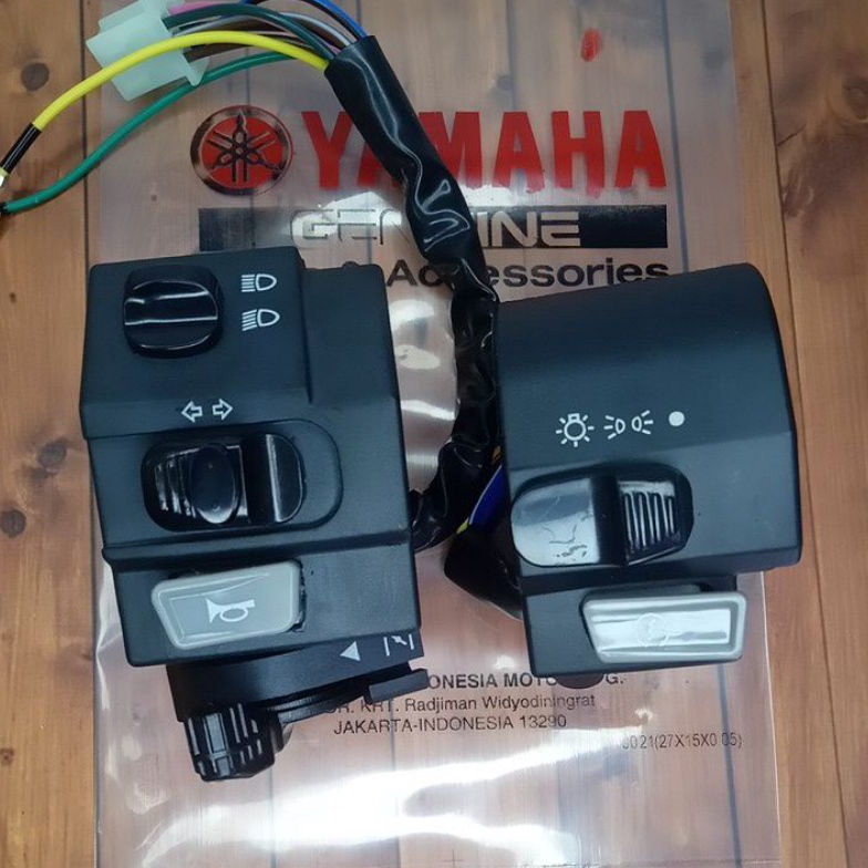 KODE P25N saklar holder switch handle satu set kanan kiri motor yamaha vega r new