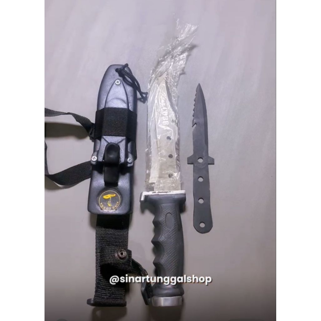 Sinartunggalshop - SANGKUR SATPAM PISAU COBRA DOBLE