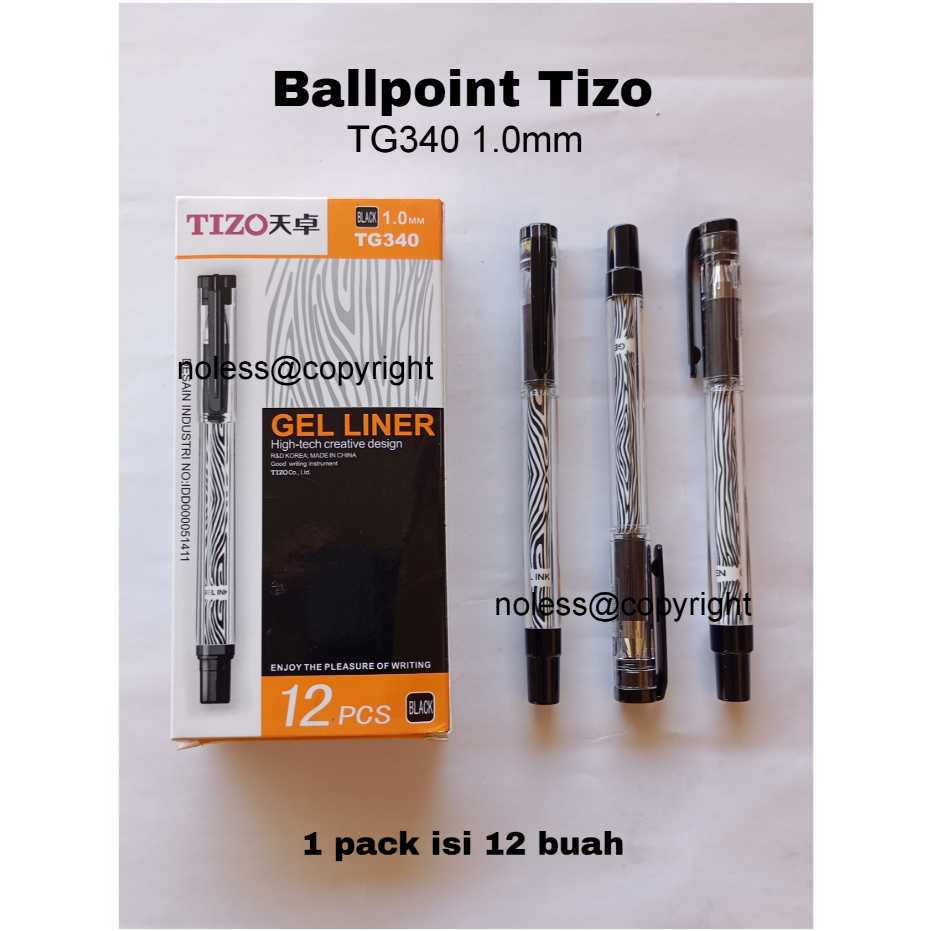 

NL (1 biji) Pen Tizo Gen-Liner 1.0mm / Pulpen Tanda Tangan Kantor dan Sekolah