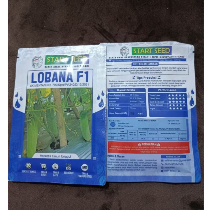 

TIMUN UNGGUL LOBANA F1 ISI 20gram