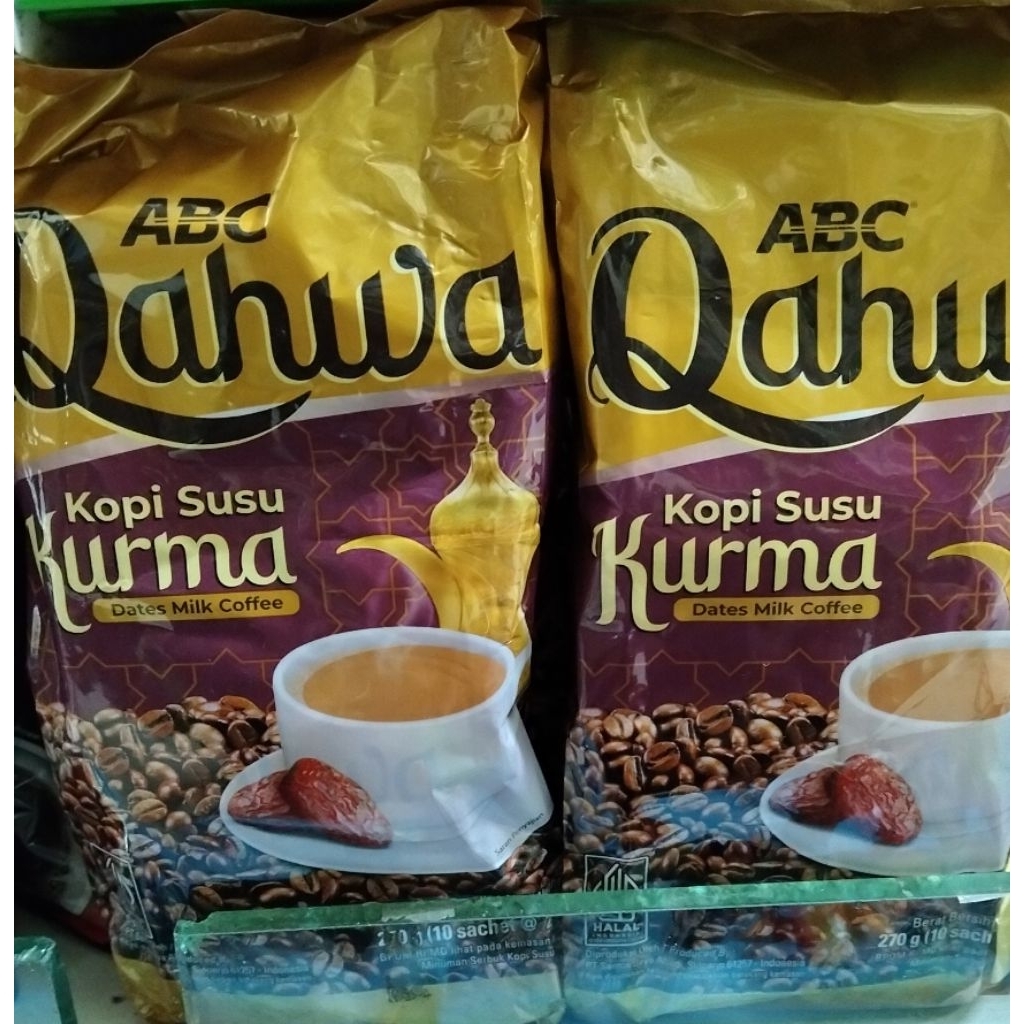 

ABC QAHWA KOPI SUSU KURMA ( 10 X 27gr)