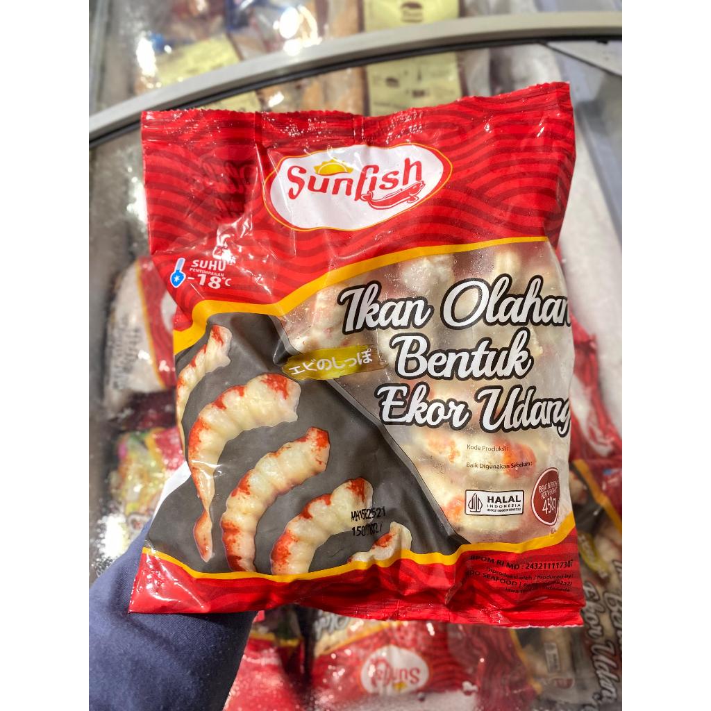 

SUNFISH EKOR UDANG 500 gram / IKAN OLAHAN / TOPPING SEBLAK / AYU PUTRI FROZEN FOOD