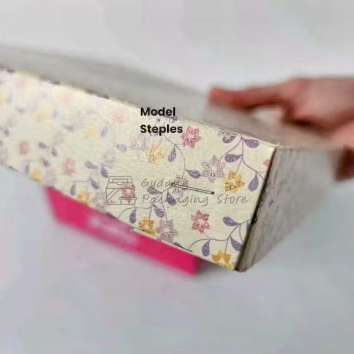 Jaydening 50 Set/22X22X8/ Box Nasi / Dus Nasi / Dus Hajatan / Box Nasi Tutup Alas Pisah