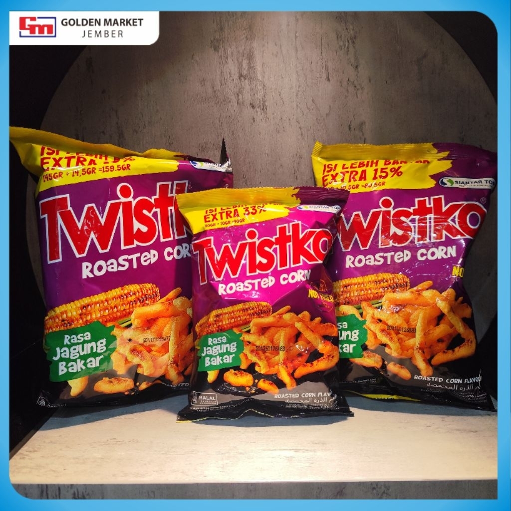 

Twistko jagung bakar 145gr dan 70gr dan 40gr