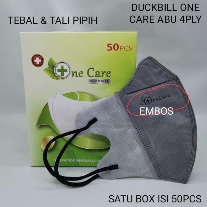 Duckbill 4 Ply ABU - ABU One Care Isi 50 Pcs