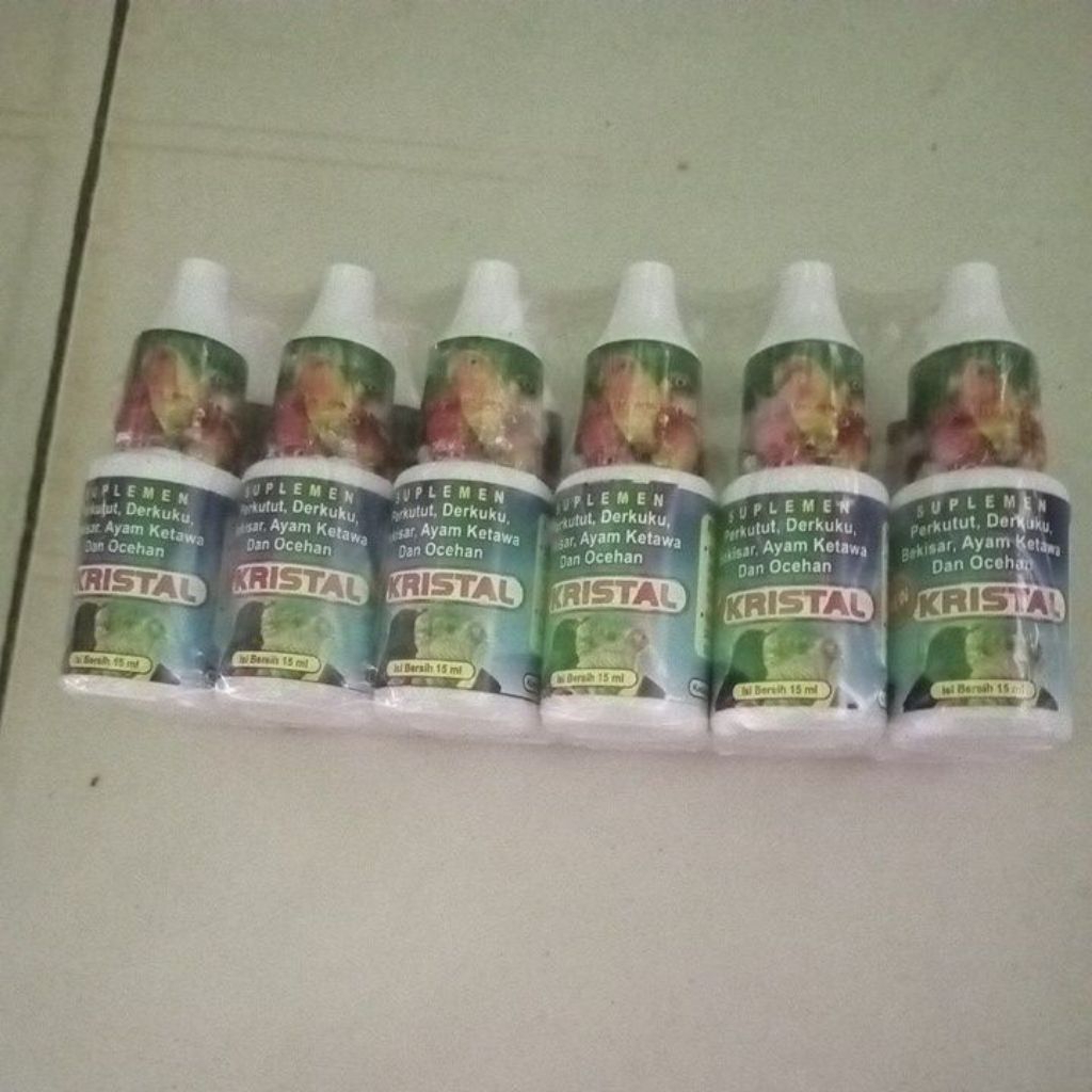 suplemen kristal vitamin burung murai perkutut