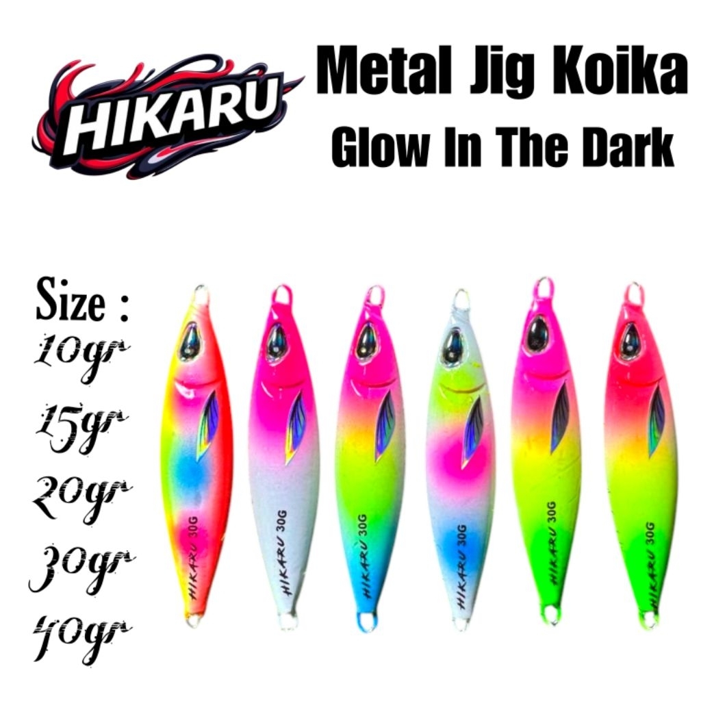 Umpan Pancing Metal Jig Koika 10gr | 15gr | 20gr | 30gr | 40gr GID Metal Jig