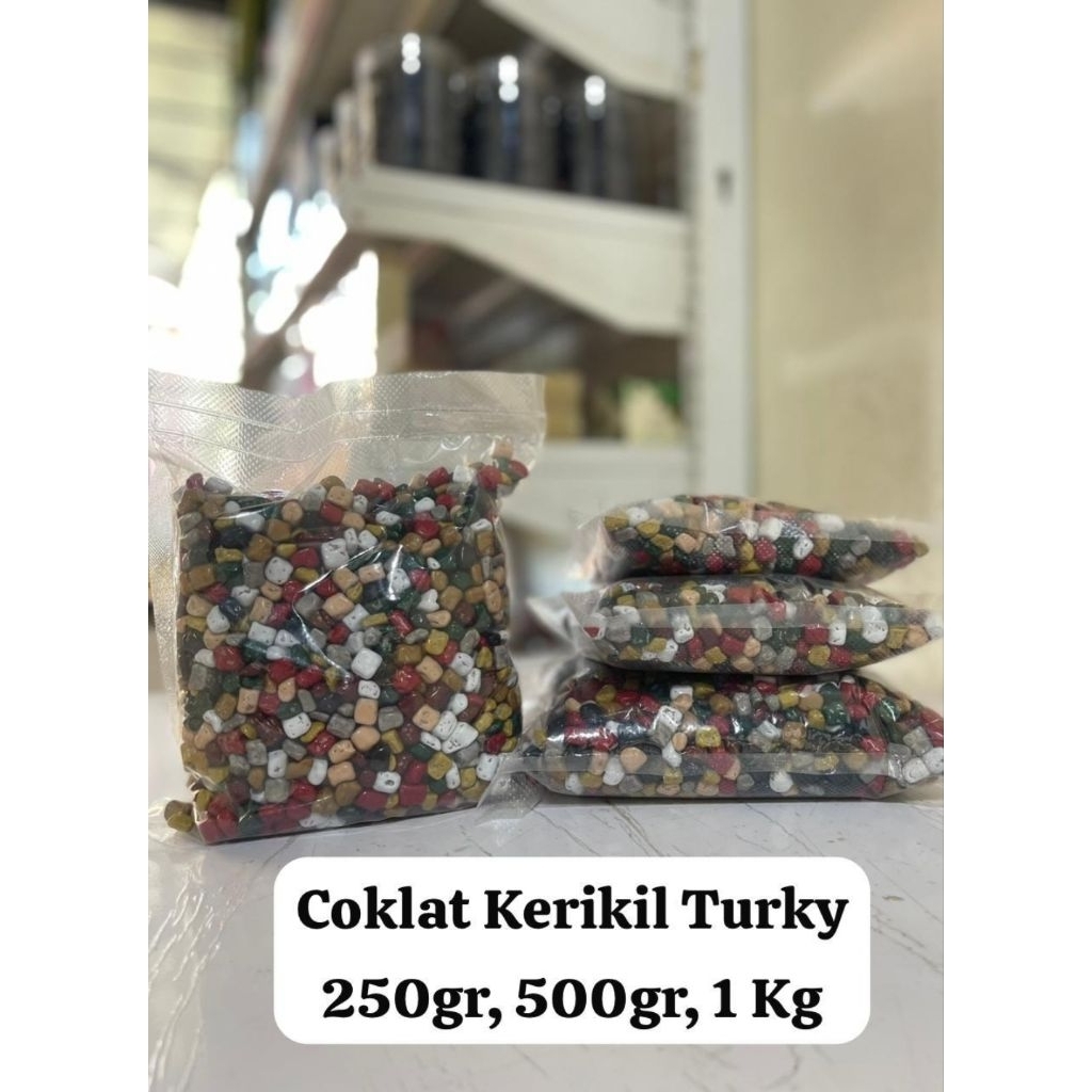 

Coklat kerikil arab turky 1k&500gram