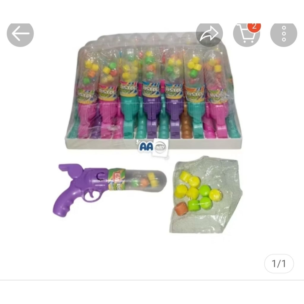 

permen peluit pistol candy Dsm 30 pcs