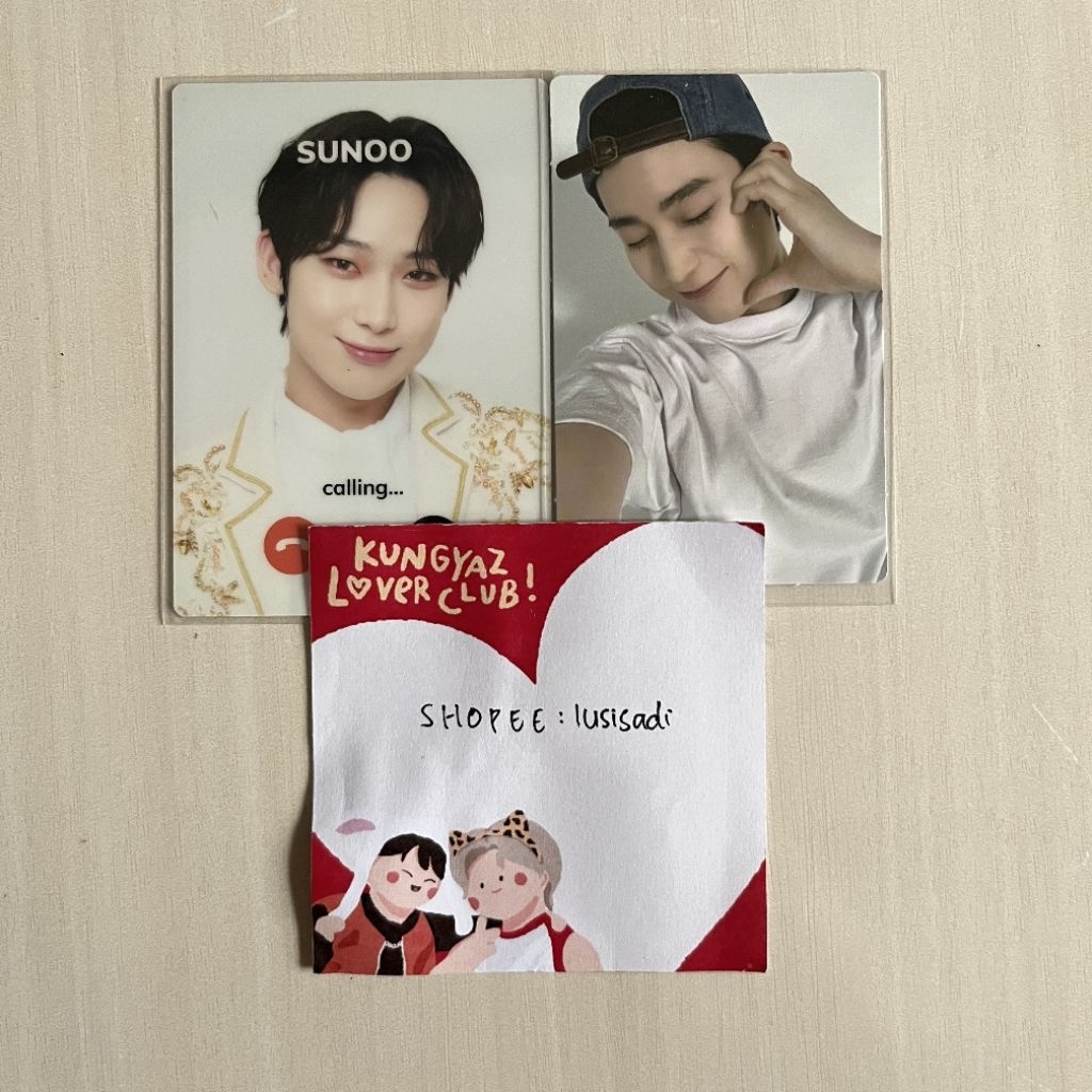 ENHYPEN Sunoo Birthday PC 2024 + Sunoo Moshi Moshi PC Photocard
