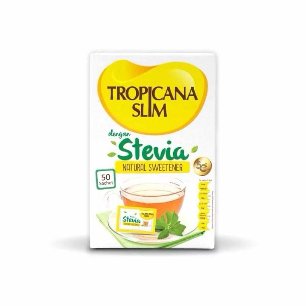 

Tropicanaslim Sweetener Stevia 50’s