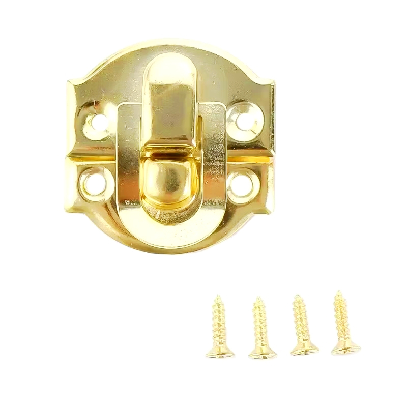 Kunci key pengait box kotak dus perhiasan plakat warna emas