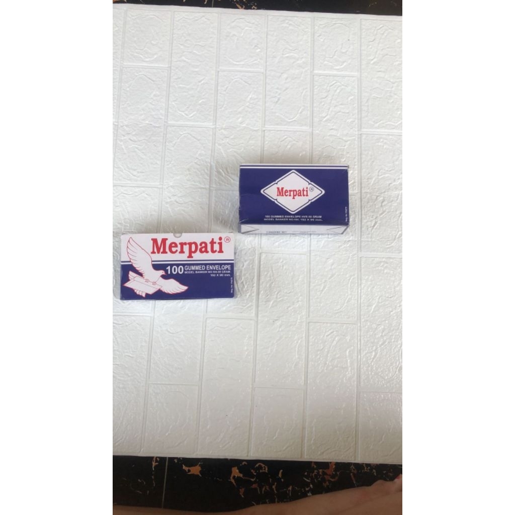 

MERPATI 100 GUMMED ENVELOPE 152 x 90 MM AMPLOP BESAR
