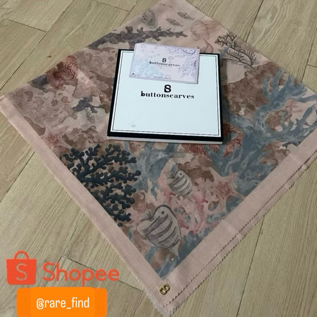 [PRELOVED] Original Buttonscarves Sofya Savanna Savana Daisy Deasy Daisi Le Fleur Orchide Les Amitie