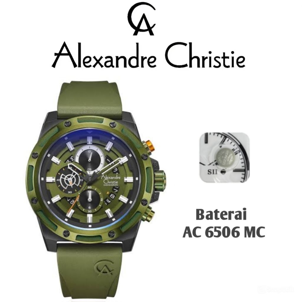Baterai Original untuk Jam Tangan Alexandre Christie Type AC 6506 MC All Series