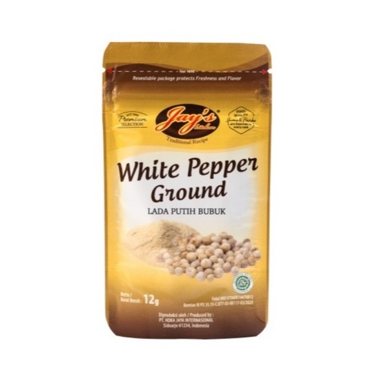 

bubuk lada putih white pepper powder ground jays zipper 12