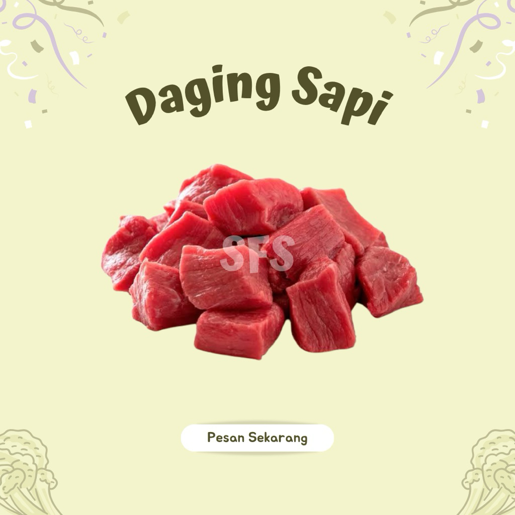 

Daging Sapi 250gr Ready Pagi - Sayur Fresh Solo