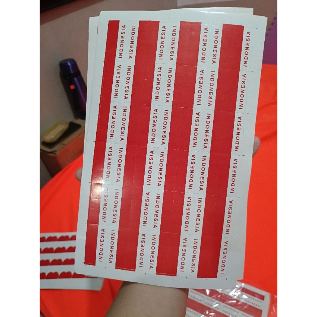 

Stiker Pipi Merah Putih 100 lembar