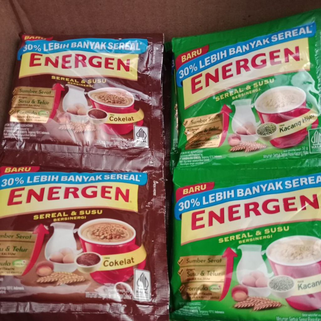 

Energen sereal dan susu 34gr