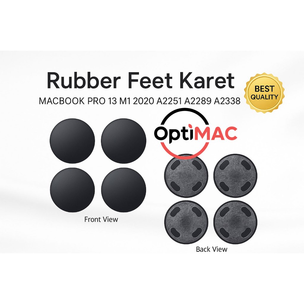 1Set Rubber Feet Karet MacBook Pro 13 M1